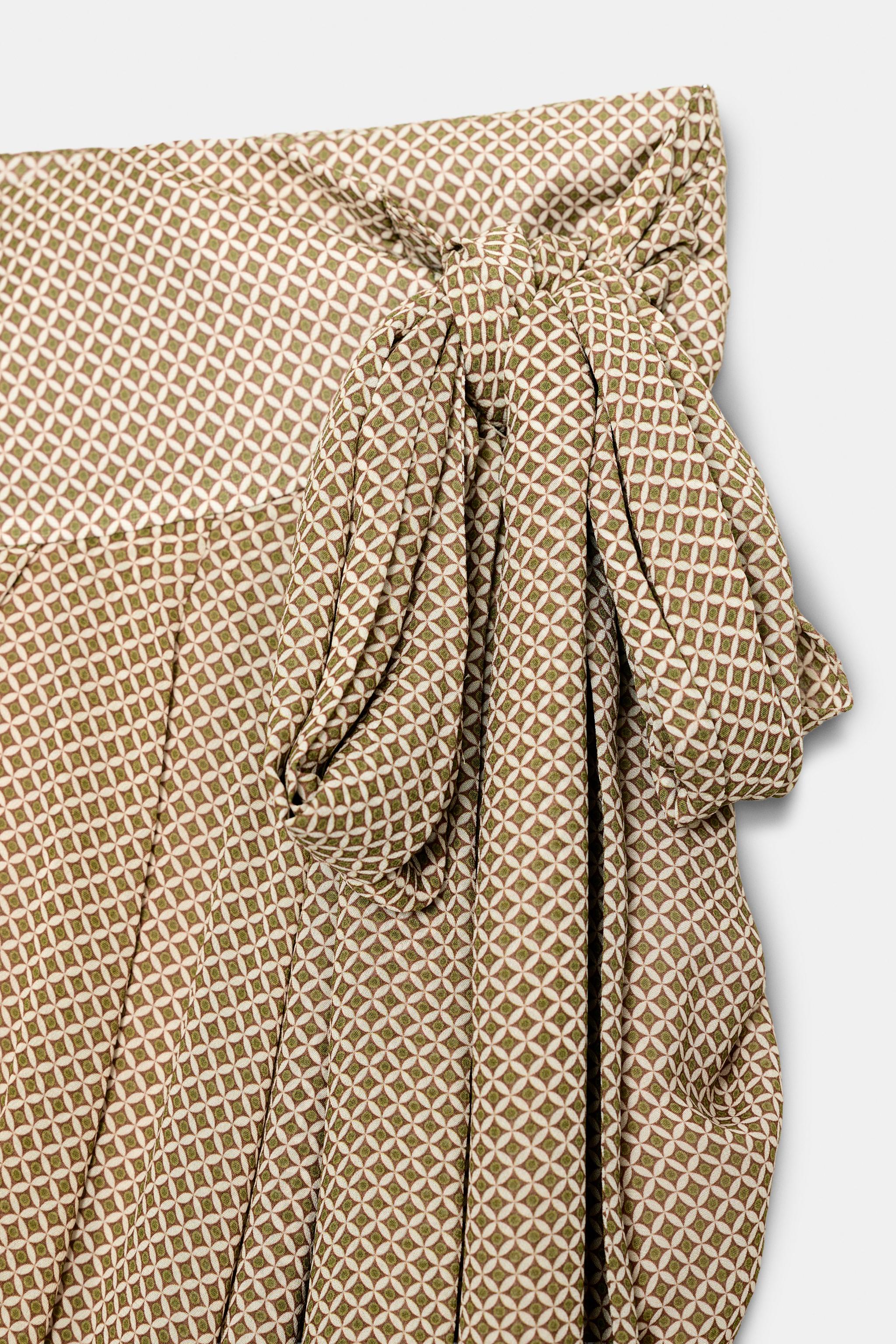 DRAPED PRINTED SKIRT ZW COLLECTION